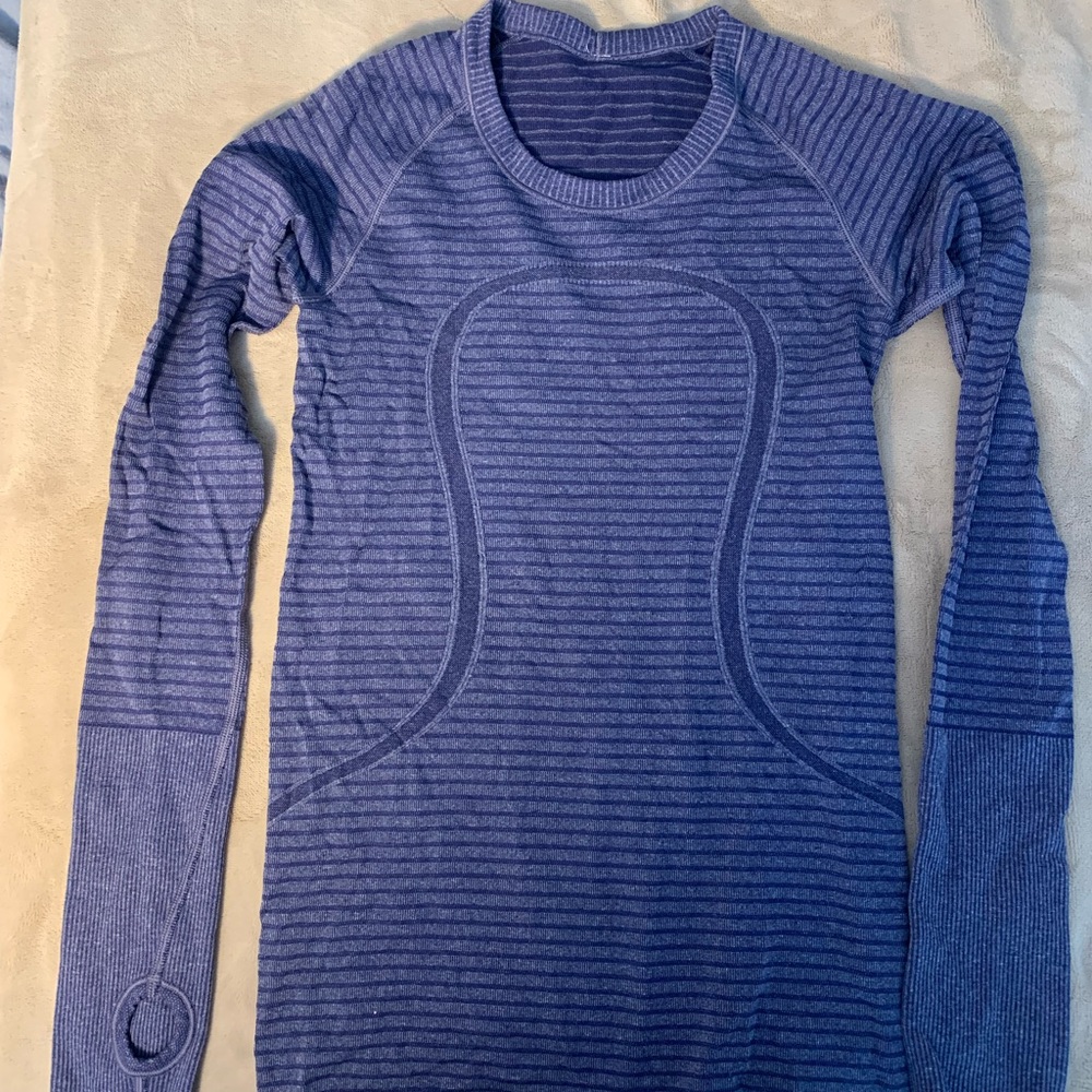 lululemon athletica Long Sleeve Top - Blue